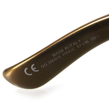Gucci Bamboo Horsebit Sunglasses GG 2969S Brown 6 of 7