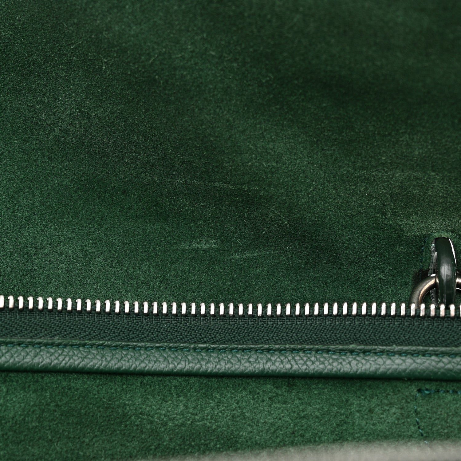 Celine Grained Calfskin Mini Belt Bag Forest 10 of 17