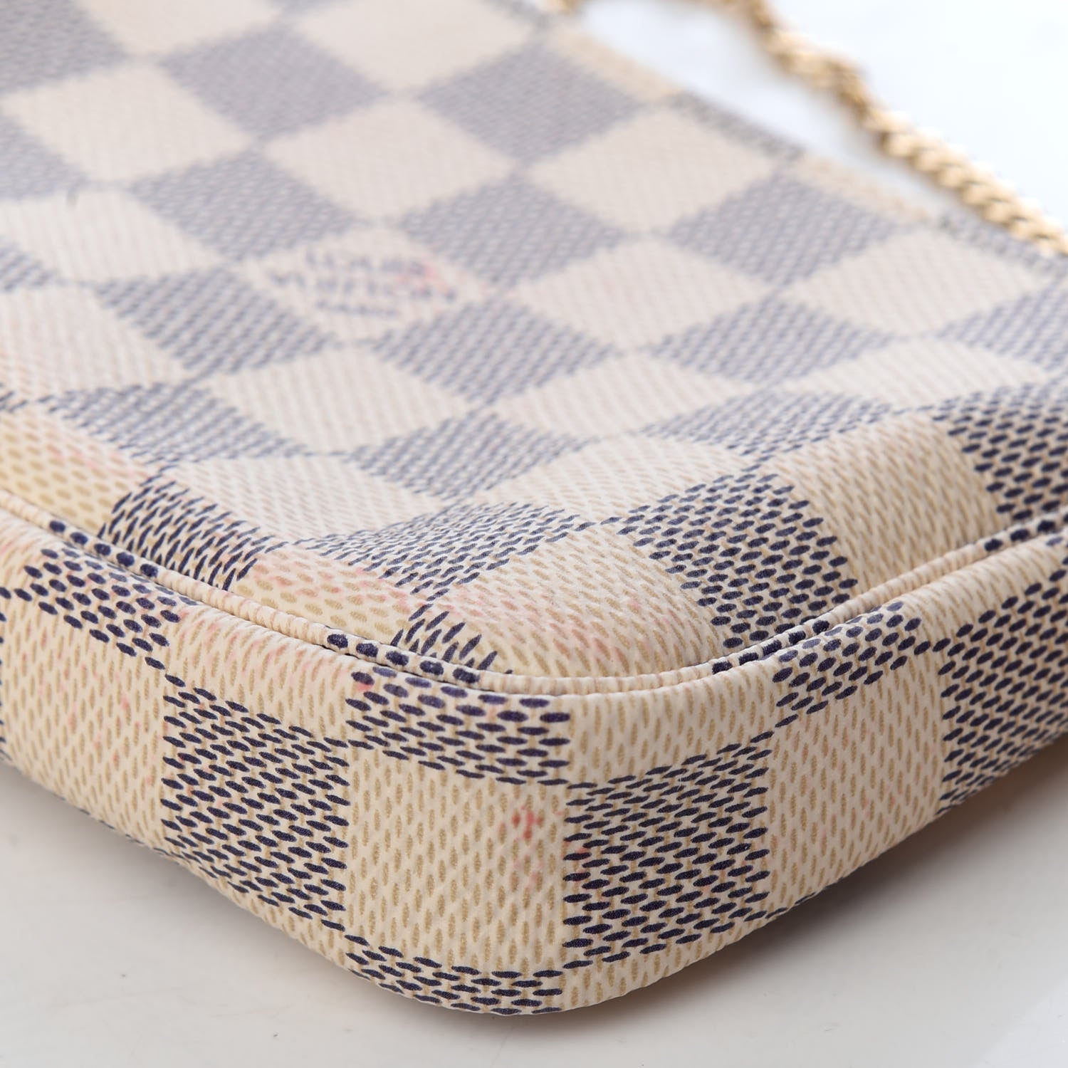 Louis Vuitton Damier Azur Mini Pochette Accessories 8 of 12