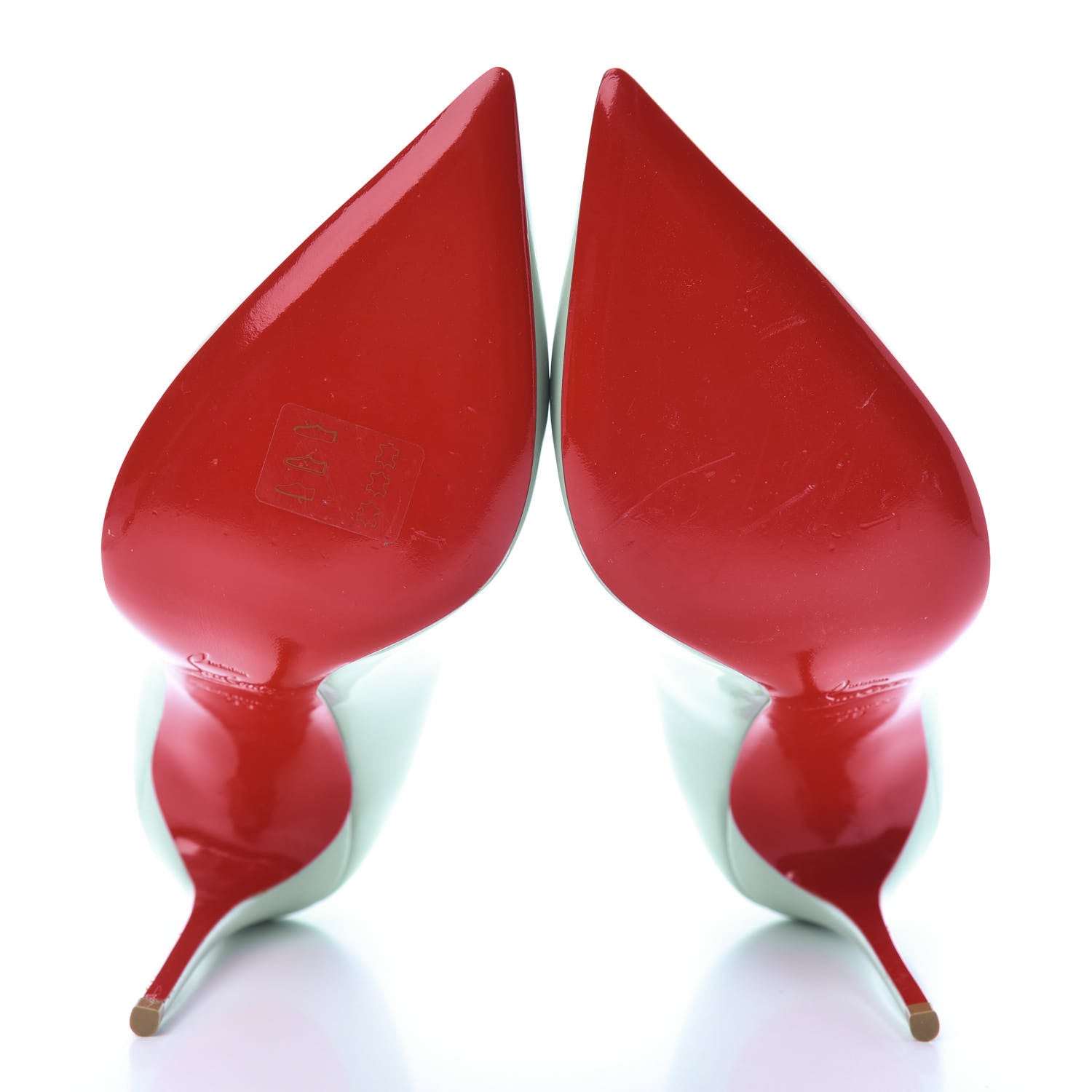 Christian Louboutin Patent Pigalle Follies 100 Pumps 39 Opal 5 of 9
