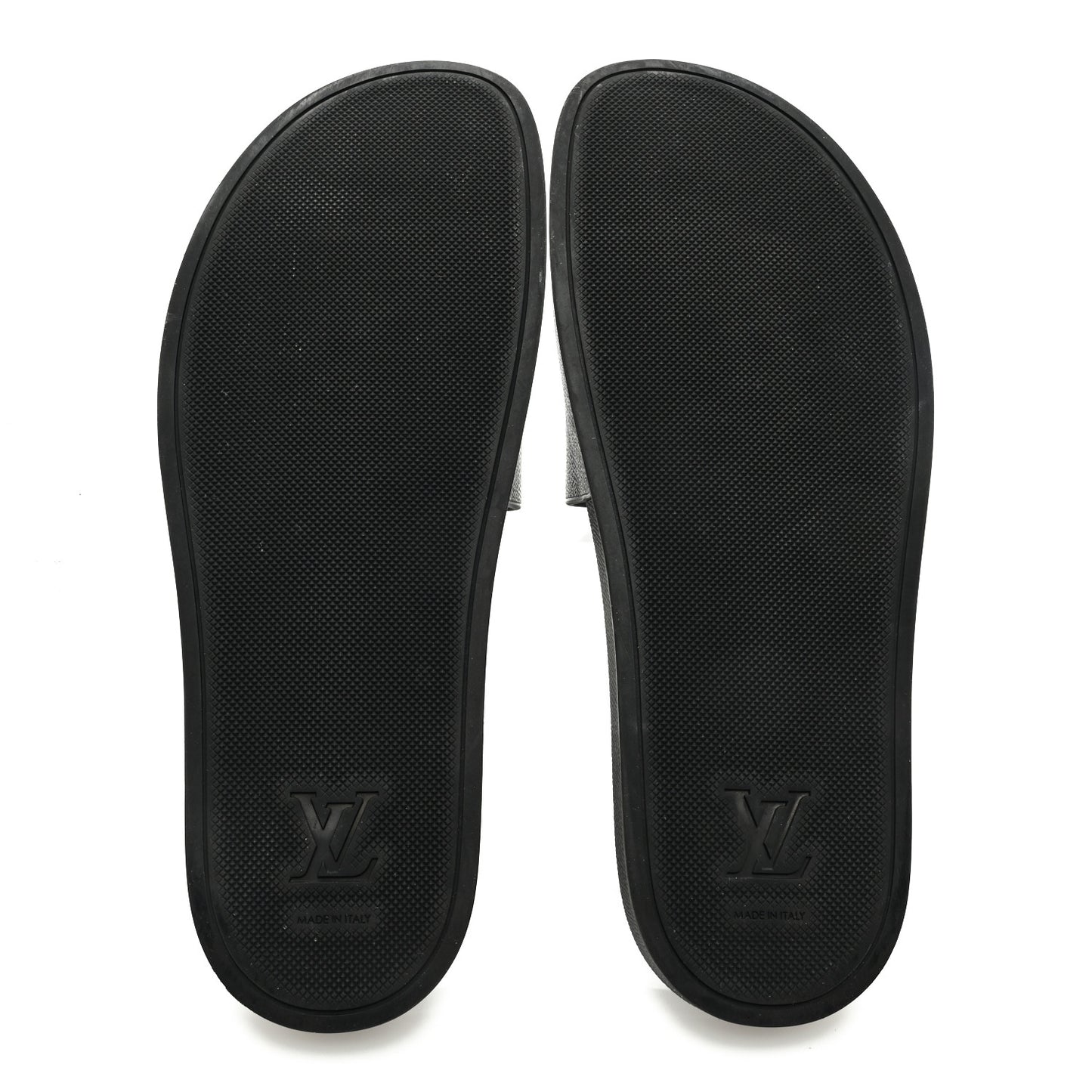Rubber Monogram Mens Waterfront Mules 10 Macassar