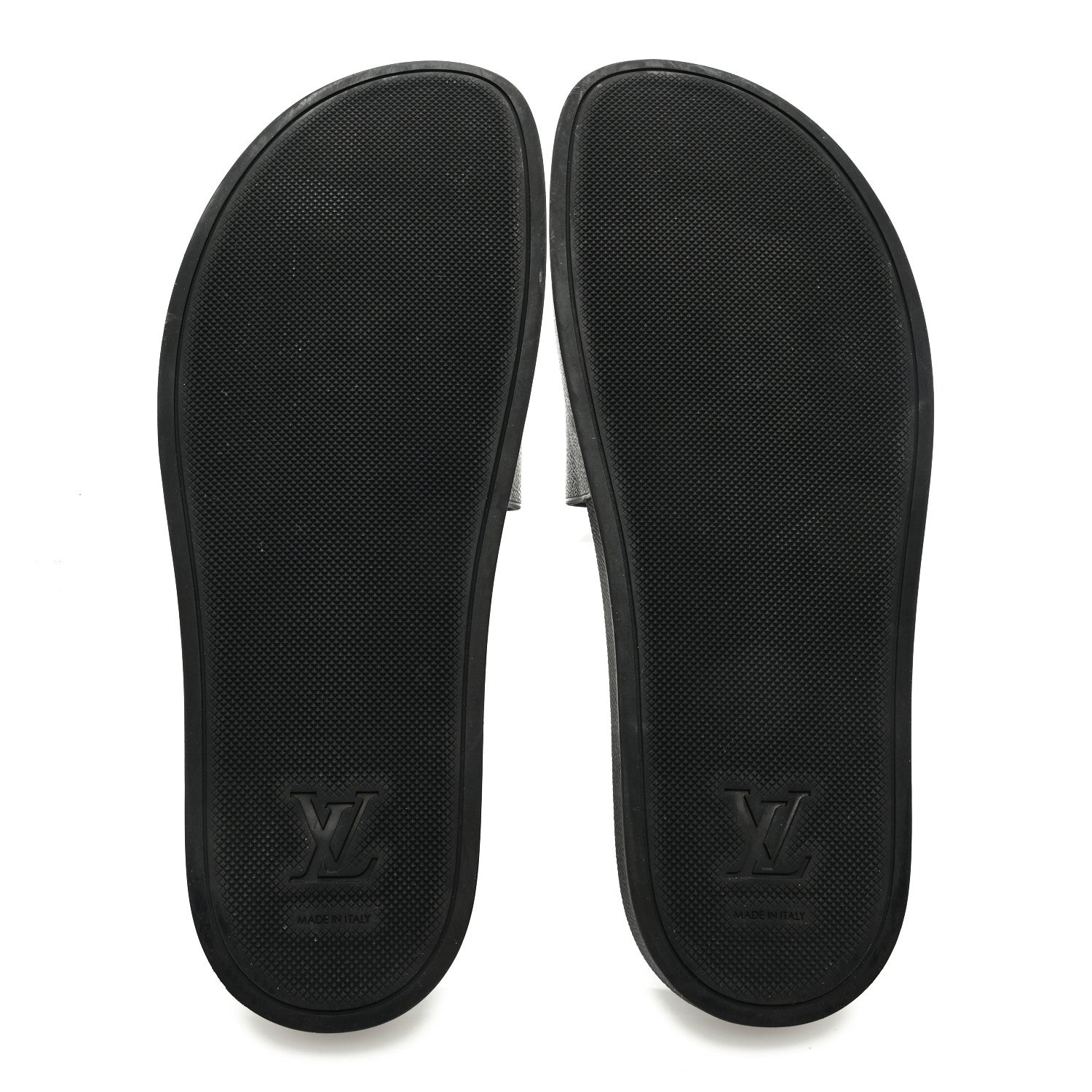 Louis Vuitton Rubber Monogram Mens Waterfront Mules 10 Macassar 5 of 7