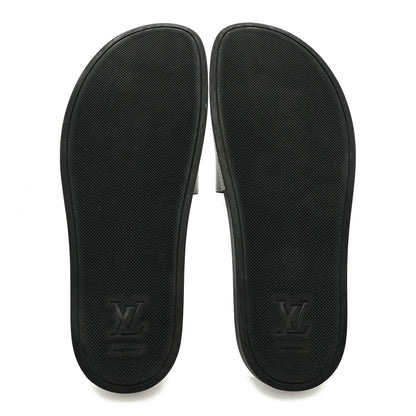Louis Vuitton Rubber Monogram Mens Waterfront Mules 10 Macassar 5 of 7