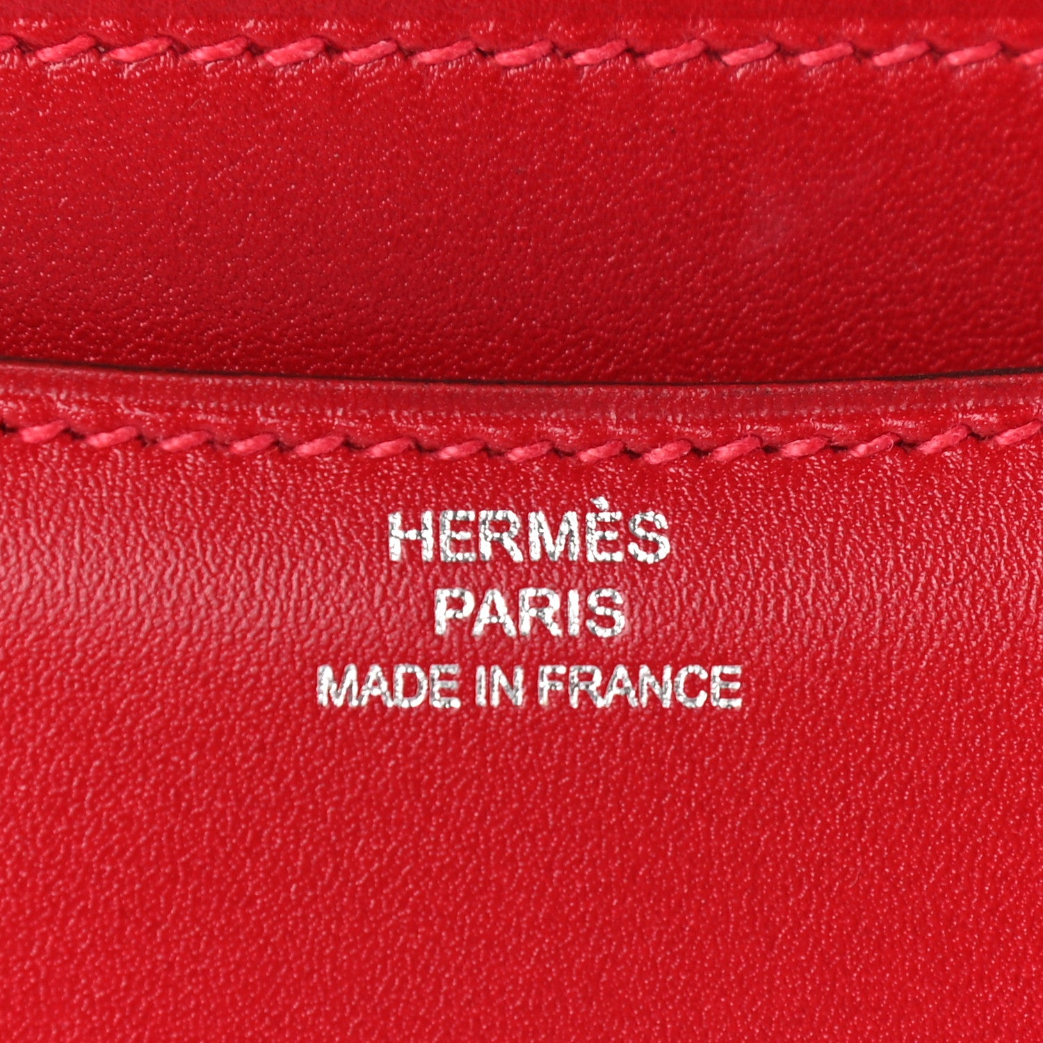 Hermes Tadelakt Constance 18 Rouge Vif 6 of 10