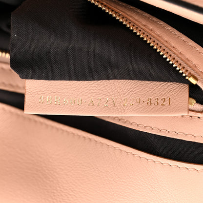 Fendi Nappa FF 1974 Embossed Baguette Baby Pink 7 of 11