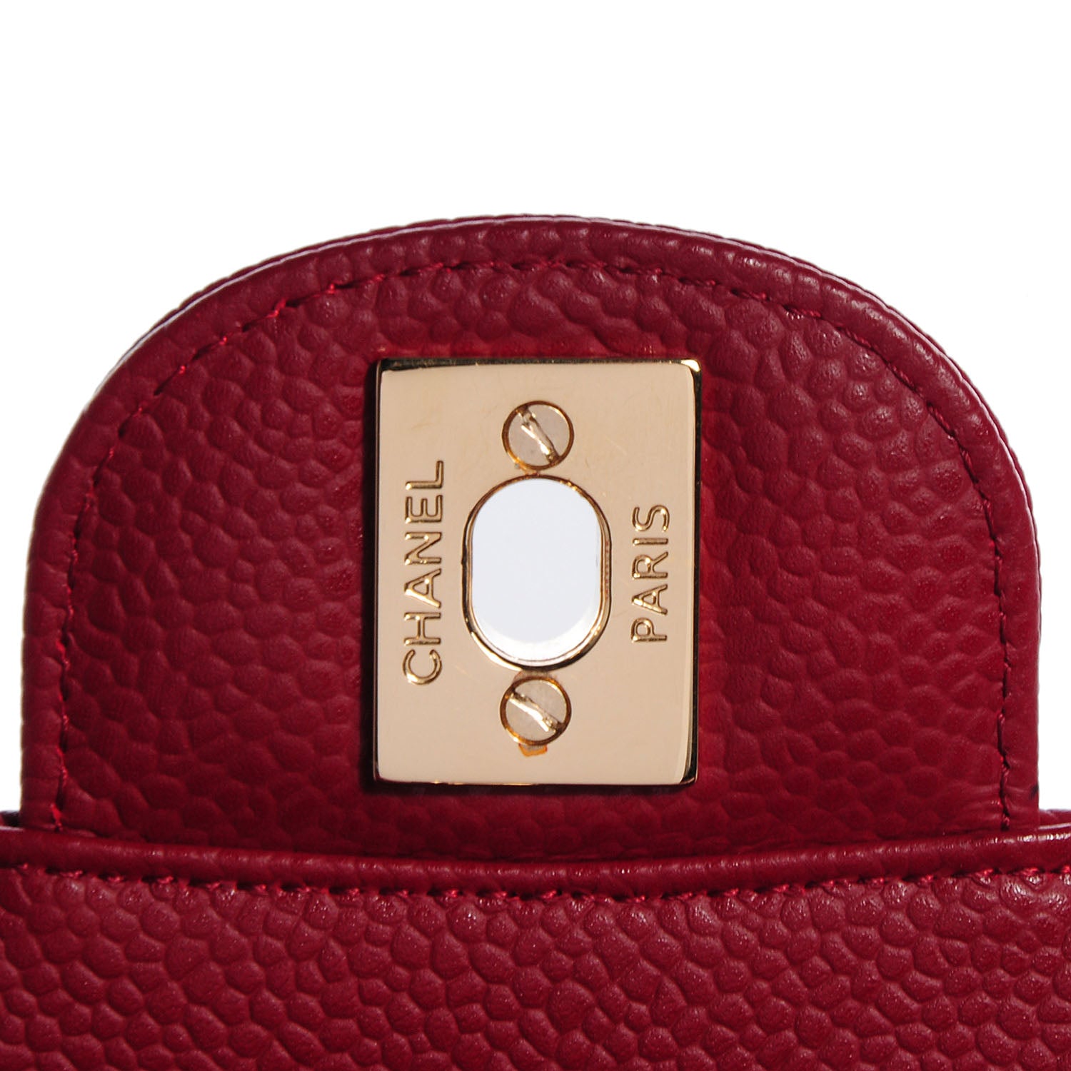 Chanel Caviar Medium Double Flap Red 7 of 9