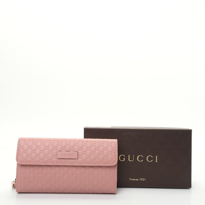 Gucci Soft Microguccissima Continental Zip Wallet Soft Pink 9 of 9