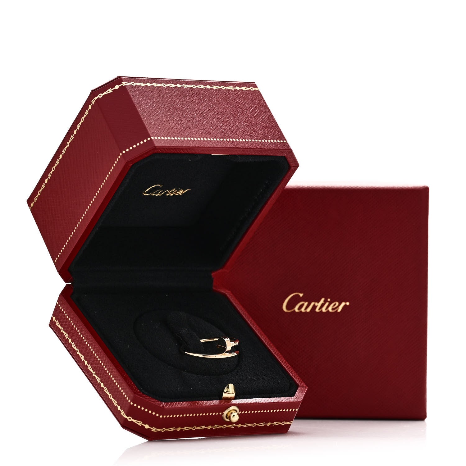 Cartier 18K Yellow Gold Small Juste Un Clou Ring 54 7 6 of 6