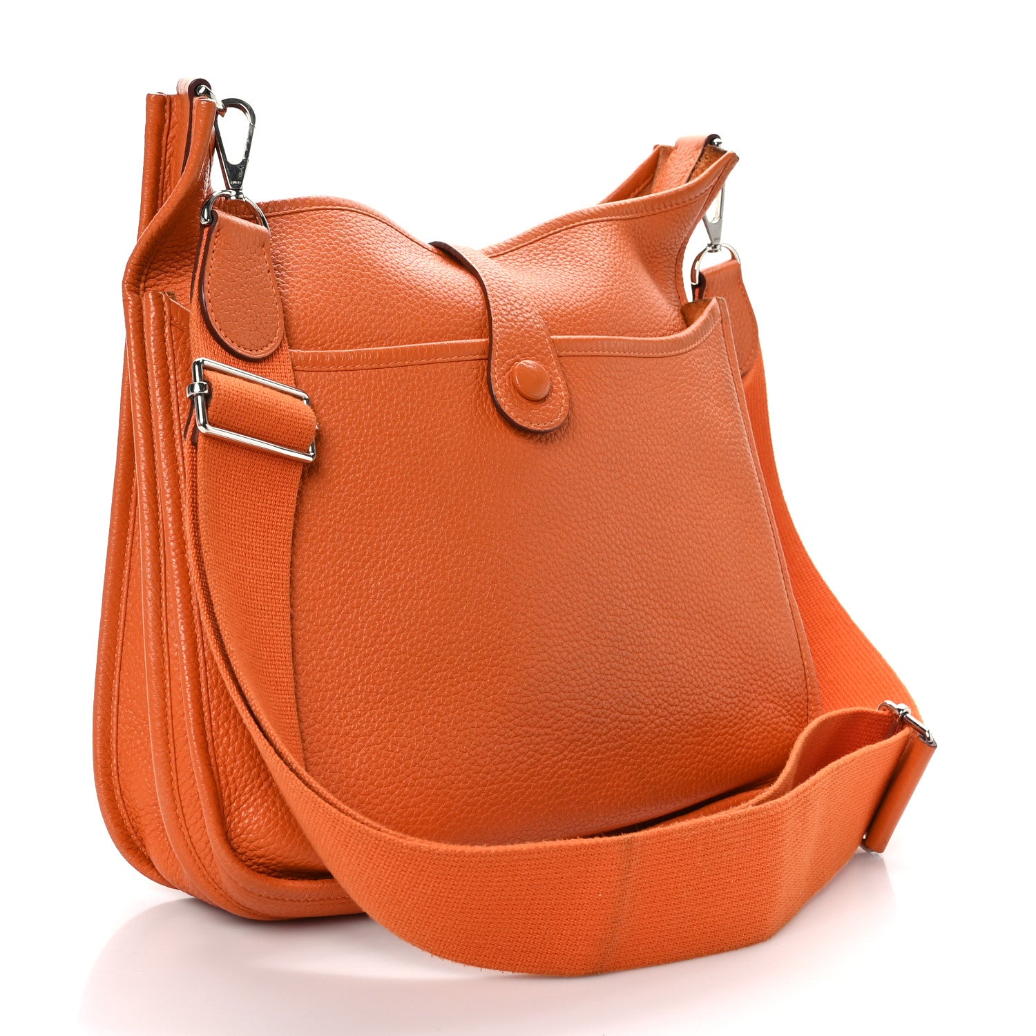 Hermes Taurillon Clemence Evelyne III PM Orange 3 of 9