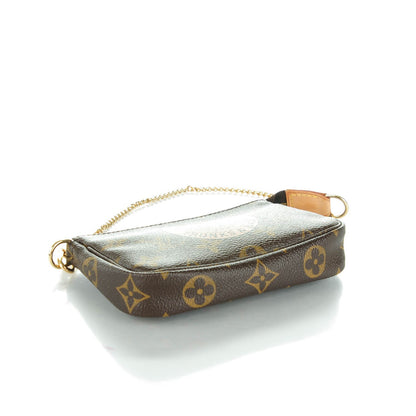 Louis Vuitton Monogram Complice Trunks and Bags Mini Pochette Accessories Beige 4 of 7