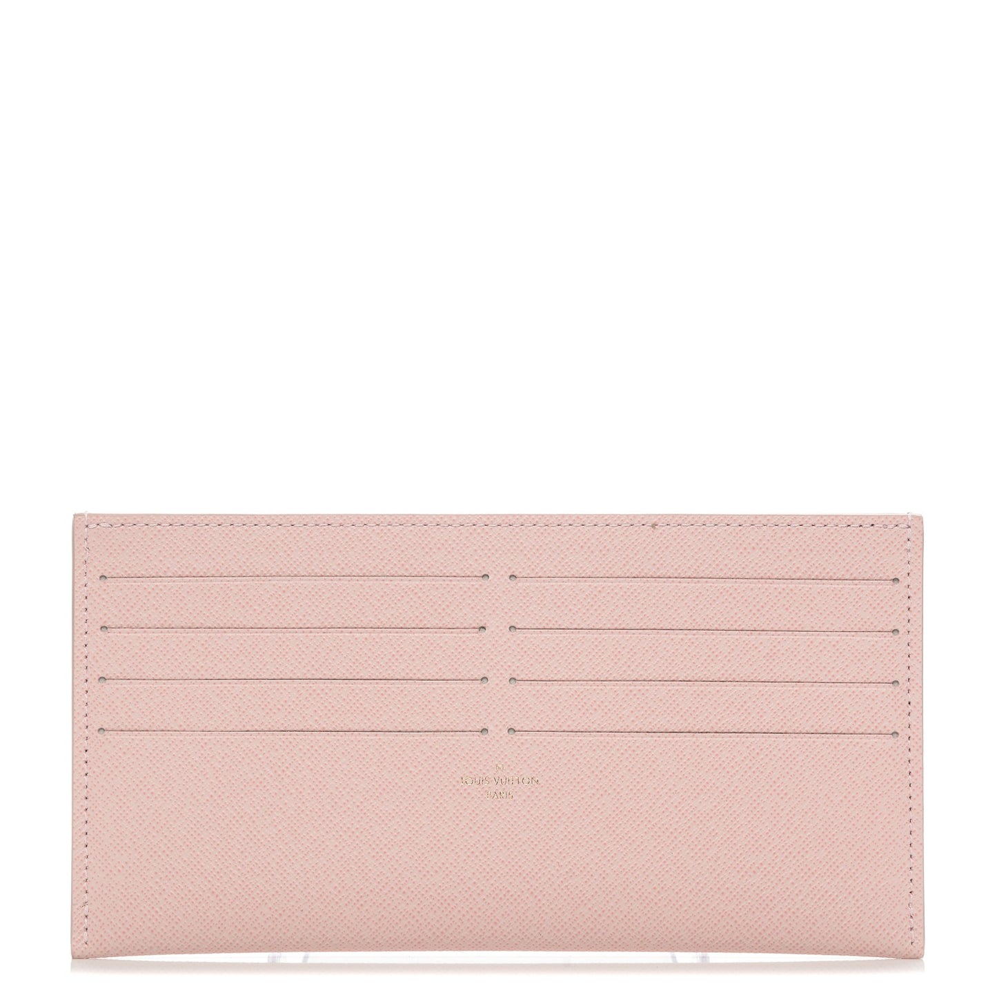 Calfskin Felicie Card Holder Insert Rose Ballerine