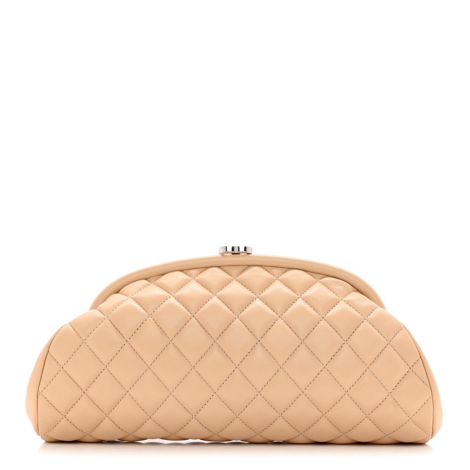 Chanel Lambskin Quilted Timeless Clutch Beige Clair 1 of 7
