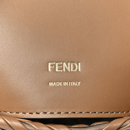Fendi Vitello King Ceylon Intreccio Baguette  Sand 6 of 10