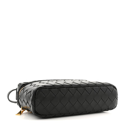 Bottega Veneta Calfskin Intrecciato Bang Bang Vanity Case Black 7 of 21