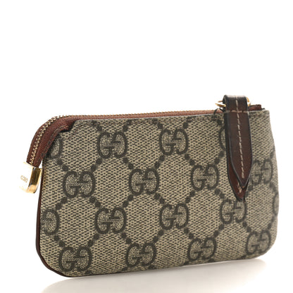 Gucci GG Supreme Monogram Key Case Brown 3 of 12