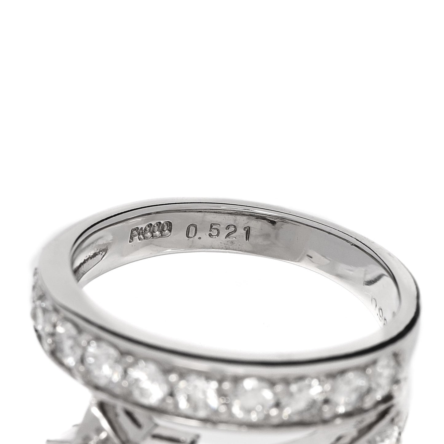 Platinum Diamond 1.50ctw Shooting Star Ring  53 6.5