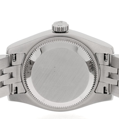 Rolex Stainless Steel 18K White Gold Diamond 26mm Oyster Perpetual Datejust Watch White 179174 4 of 5