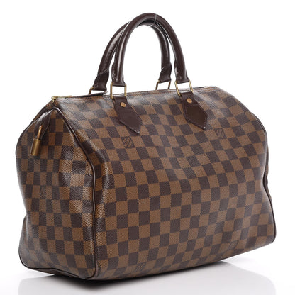 Louis Vuitton Damier Ebene Speedy 30 19 of 34