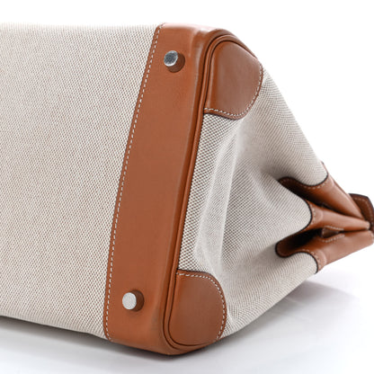 Hermes Toile Swift Birkin 35 Gold 9 of 12