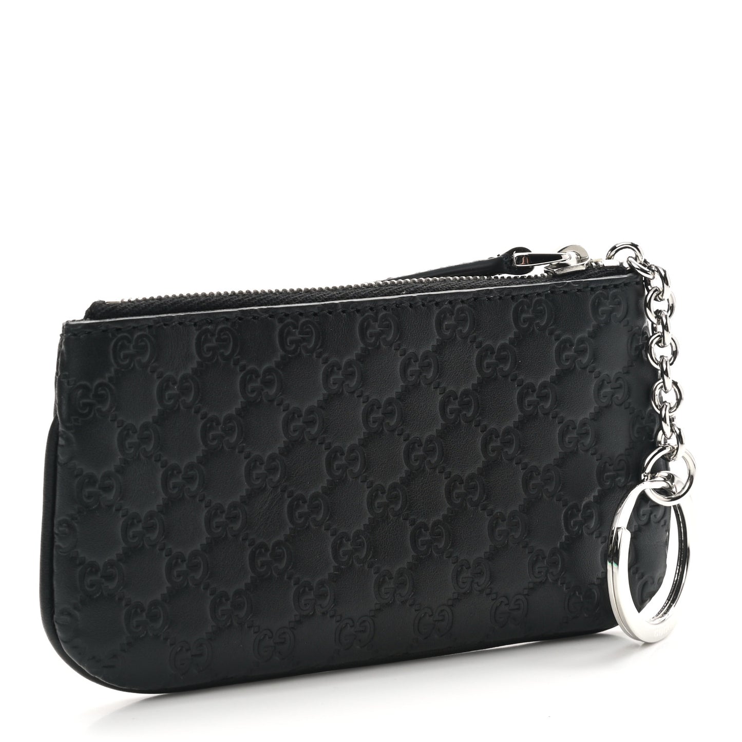 Microguccissima Key Ring Coin Case Black