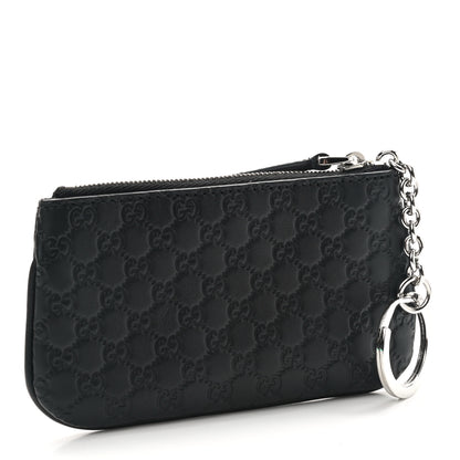 Gucci Microguccissima Key Ring Coin Case Black 3 of 8