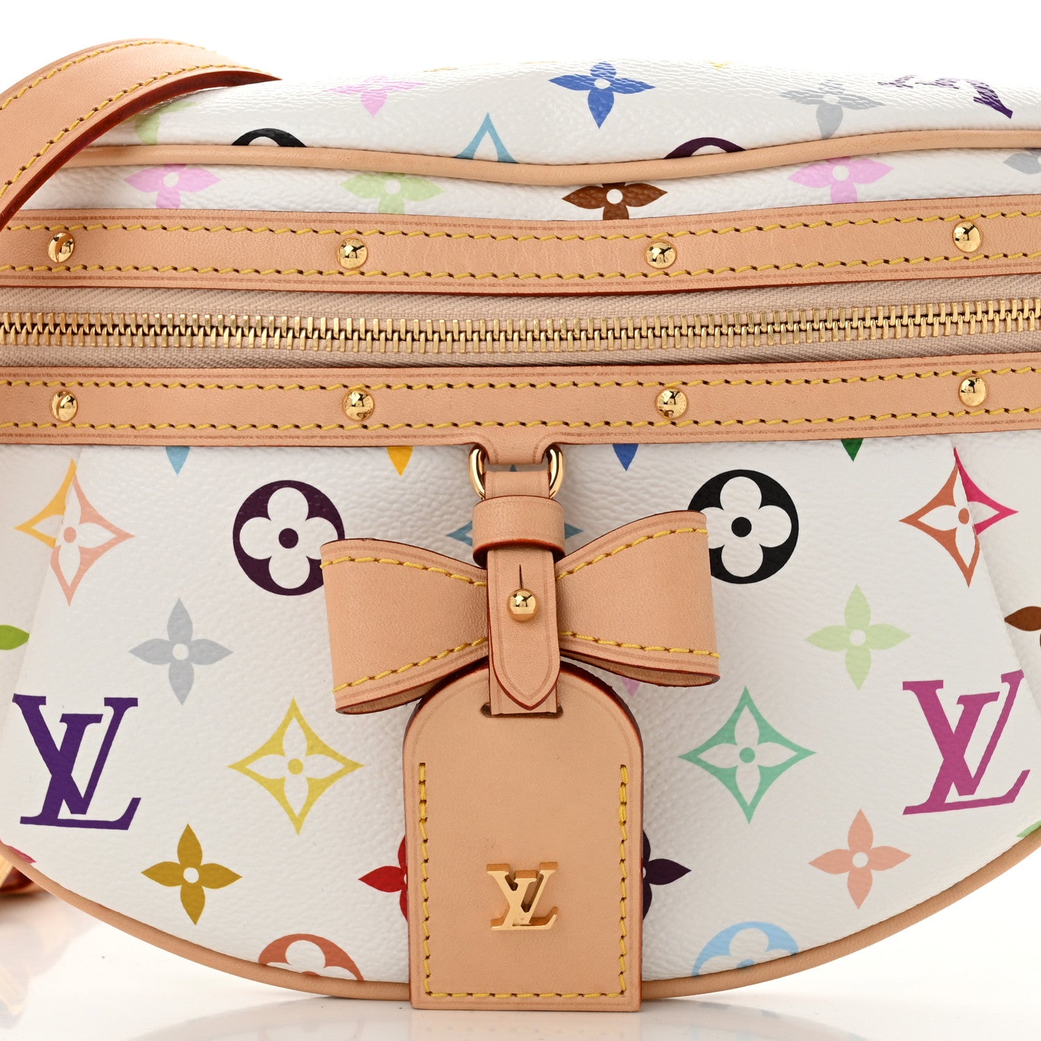 Louis Vuitton LV X TM Monogram Multicolor High Rise Bumbag White 7 of 10