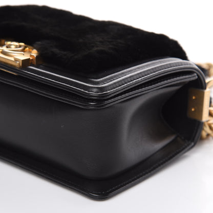 Chanel Orylag Rabbit Fur Calfskin Small Boy Flap Black 10 of 12