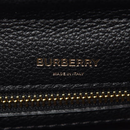 Burberry Grainy Calfskin Small Title Bag Black 7 of 9