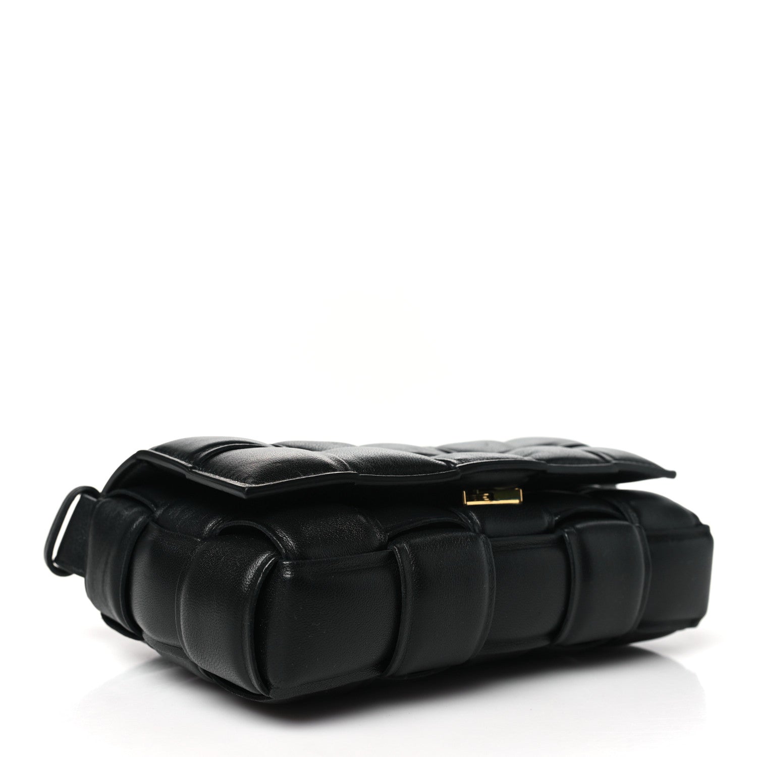 Bottega Veneta Nappa Maxi Intreccio Small Padded Cassette Crossbody Bag Black 4 of 10