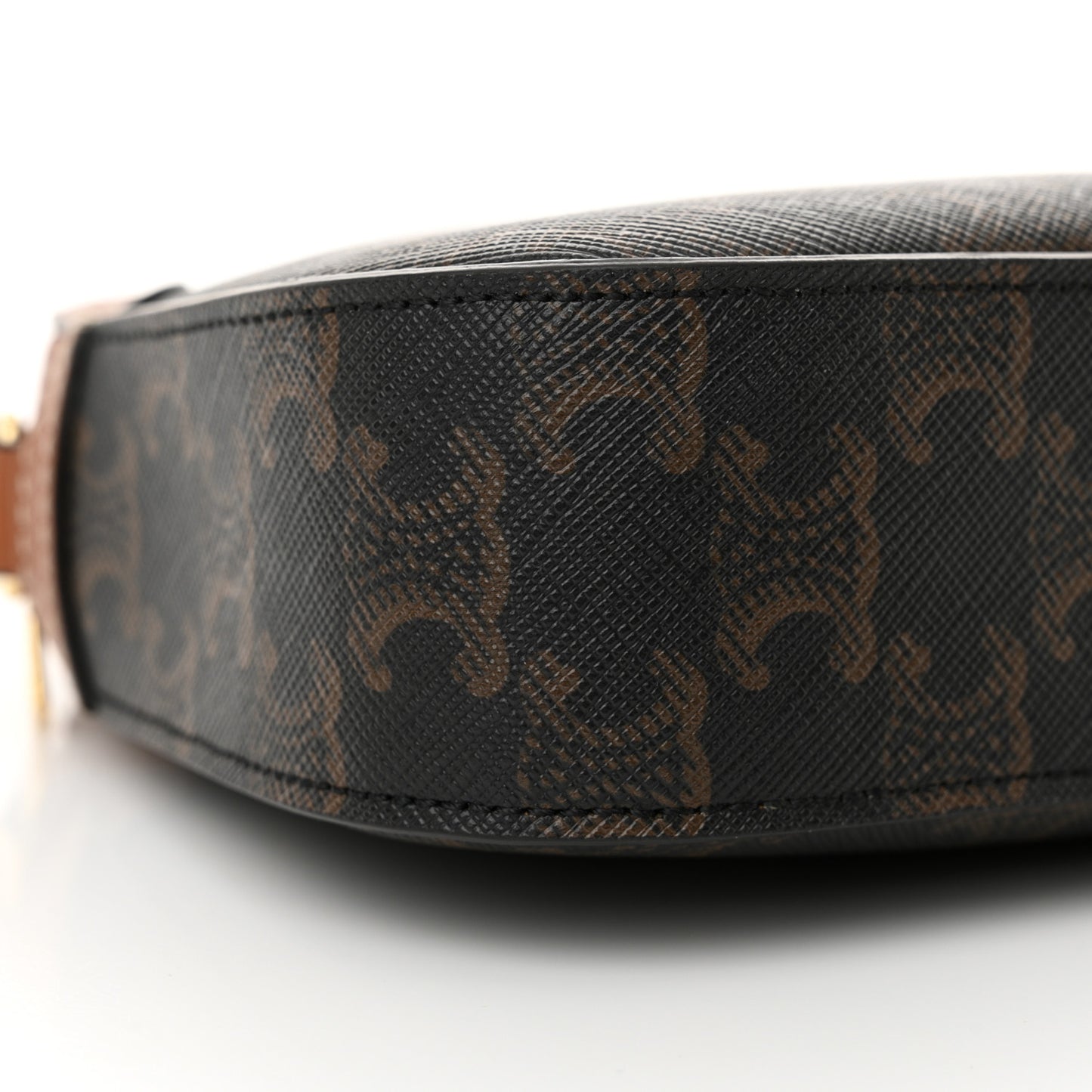 Triomphe Canvas Small Camera Bag Tan