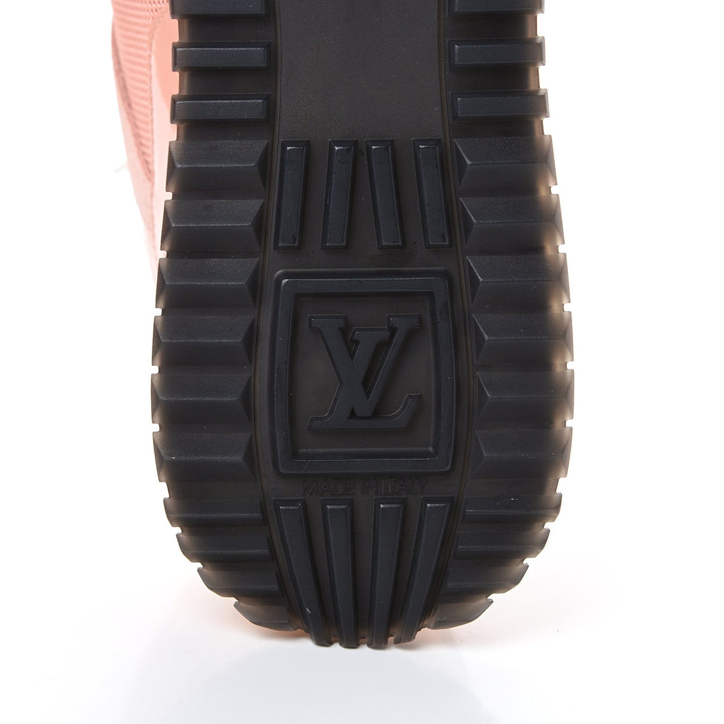 Suede Damier Azur Run Away Sneakers 41 Pink