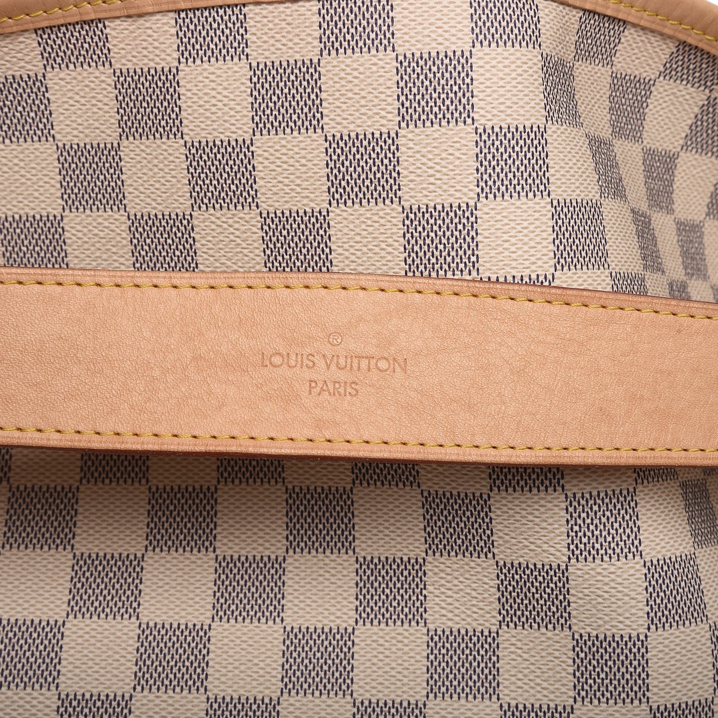 Damier Azur Delightful MM Rose Ballerine