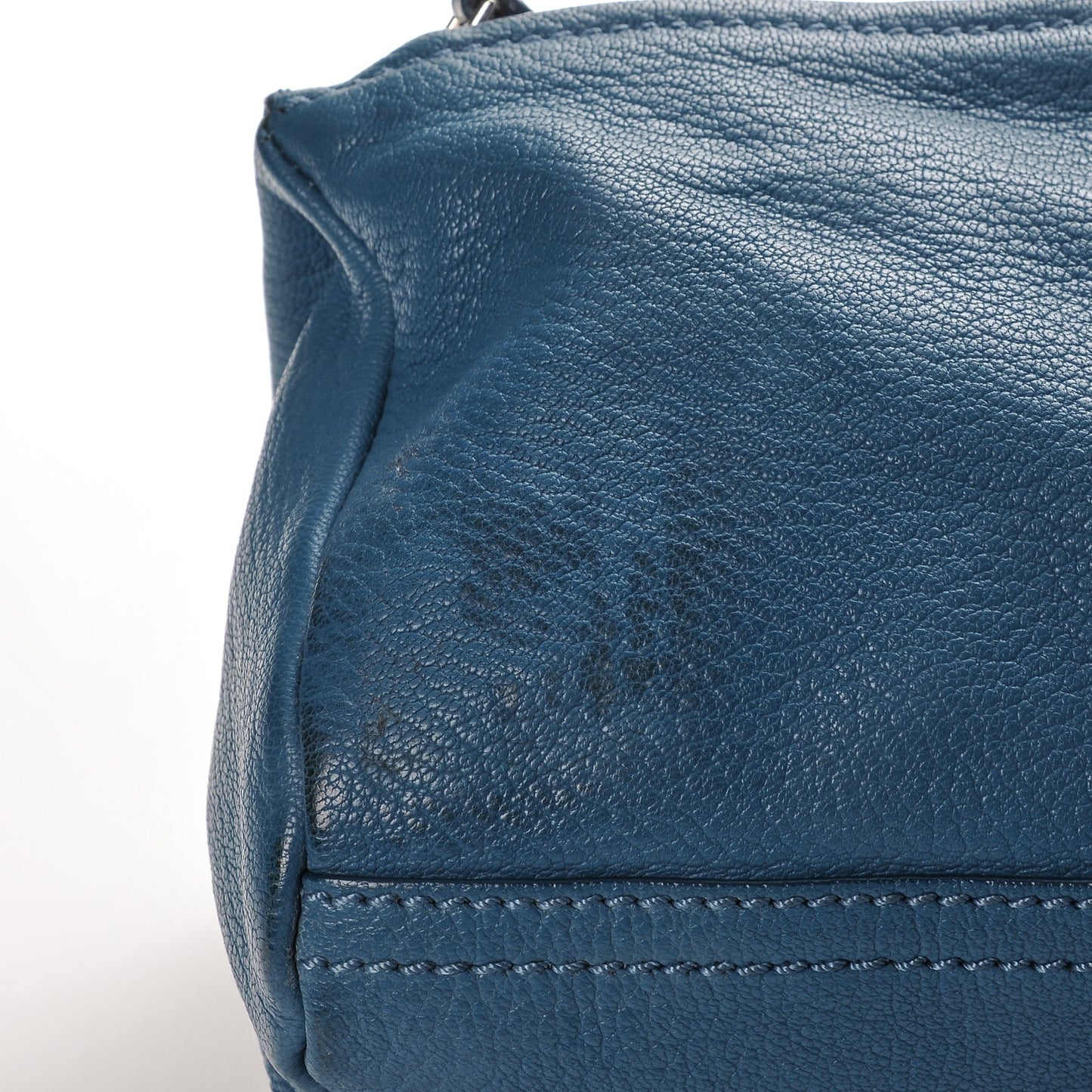 Sugar Goatskin Mini Pandora Medium Blue