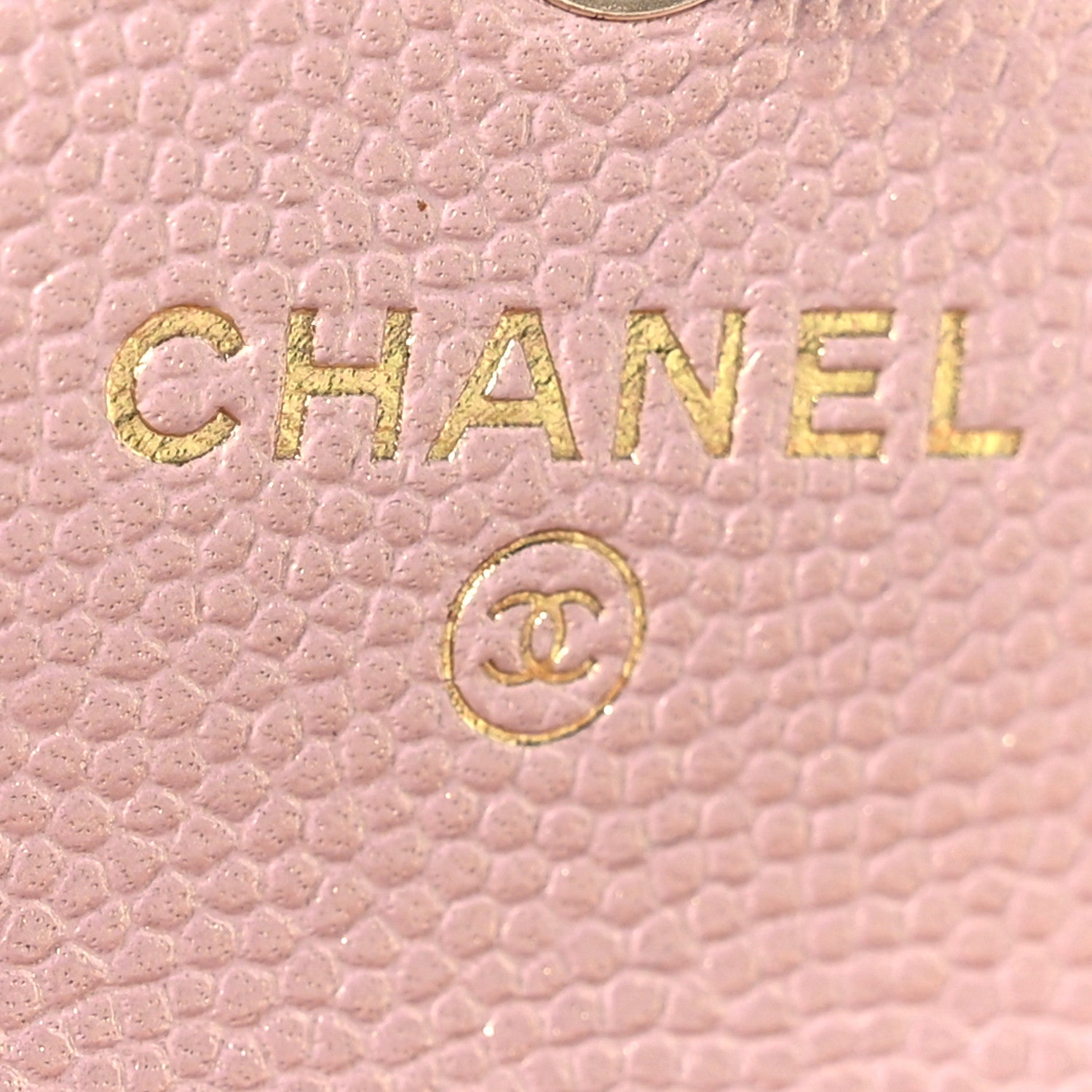 Chanel Iridescent Caviar Quilted Pearl On Top Coin Purse With Chain Light Pink 6 of 11