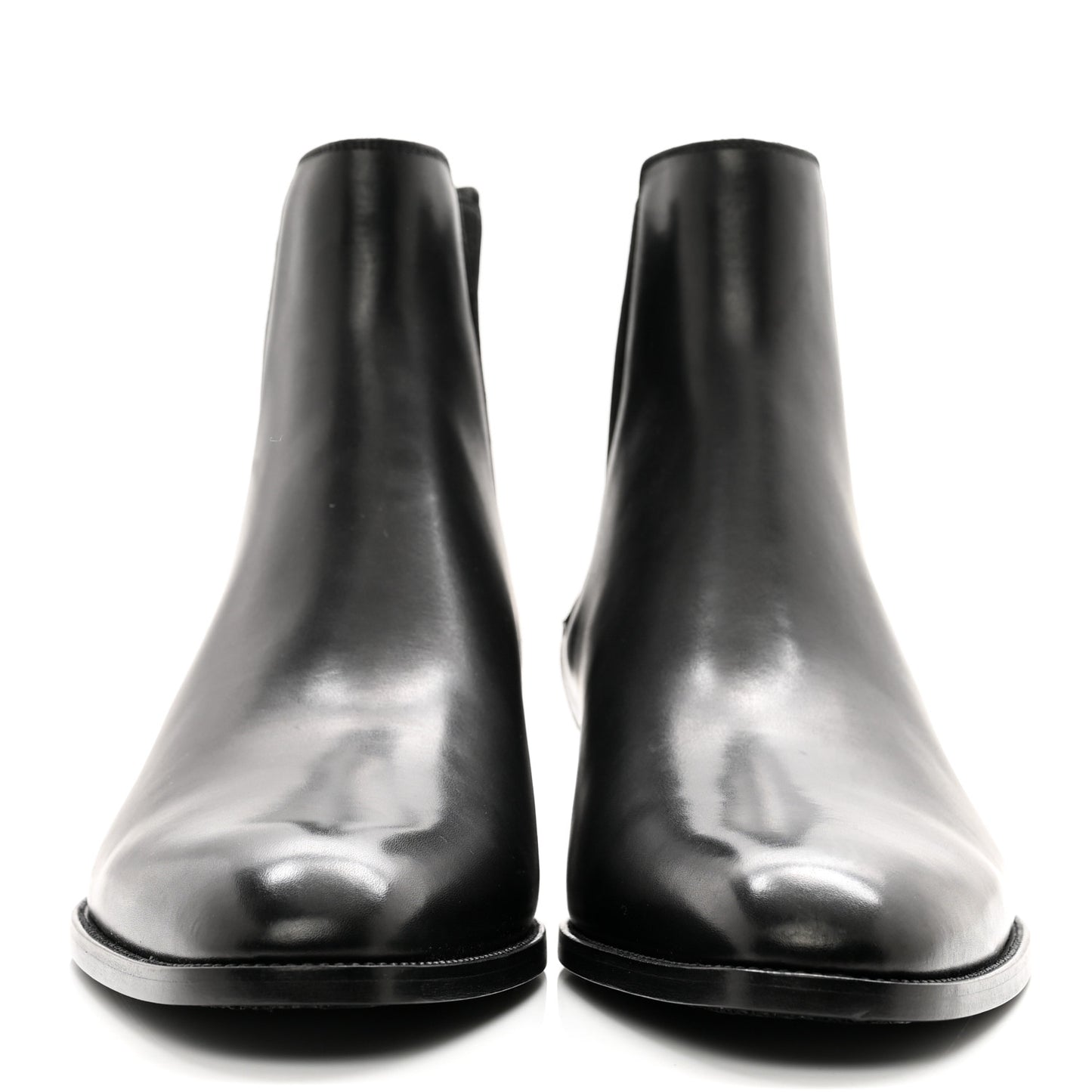 Calfskin Mens Wyatt Chelsea Boots 45.5 Black