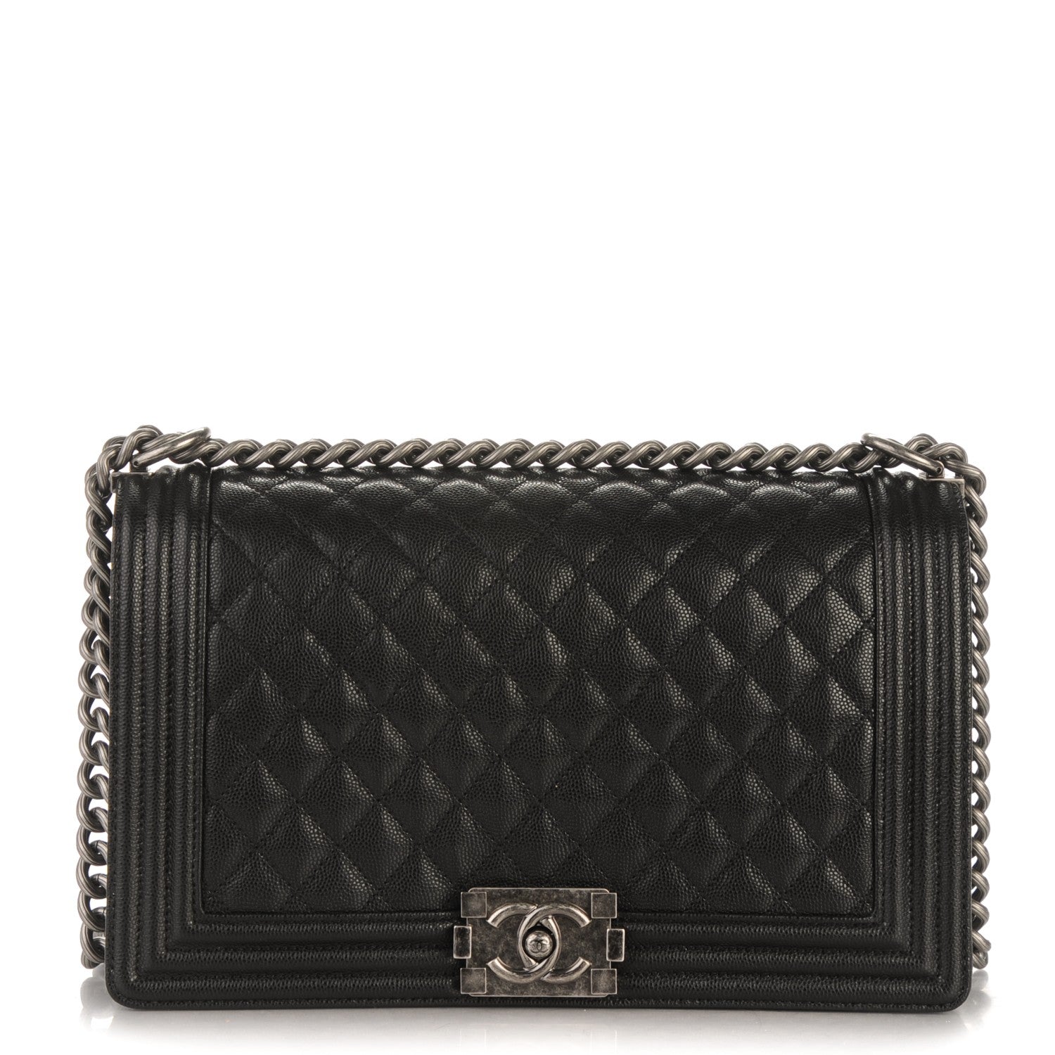 Chanel Caviar Quilted New Medium Boy Flap Black 1 of 7