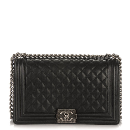 Chanel Caviar Quilted New Medium Boy Flap Black 1 of 7