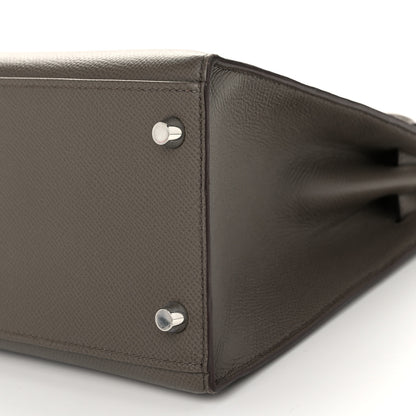 Hermes Epsom Kelly Sellier 28 Etain 10 of 12