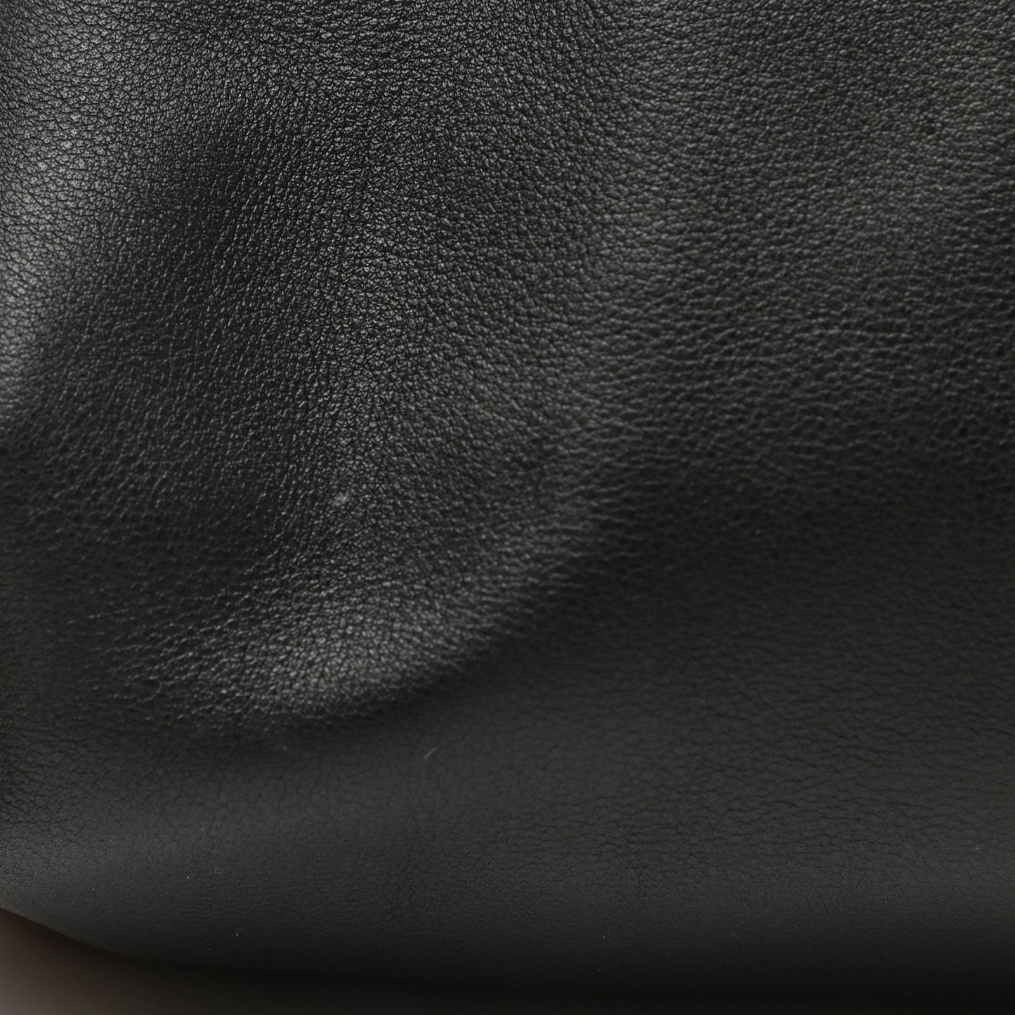 Smooth Butter Calf The Pouch Oversized Clutch Black