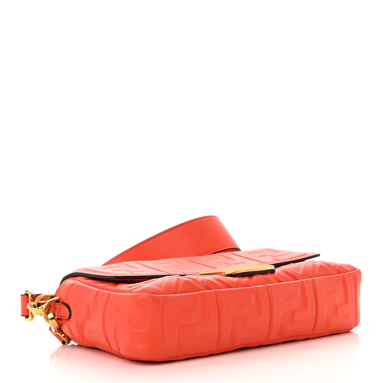 Fendi Nappa FF 1974 Embossed Baguette Tulipano 4 of 13