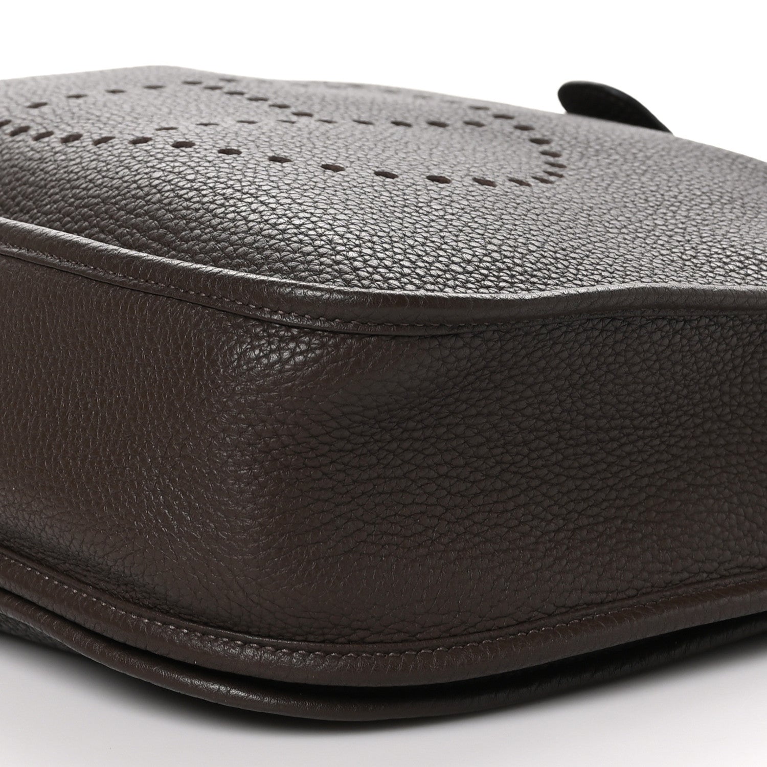 Hermes Taurillon Clemence Evelyne III GM Chocolate 9 of 9