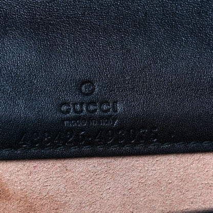 Gucci Calfskin Matelasse GG Marmont Mini Bag Black 6 of 12