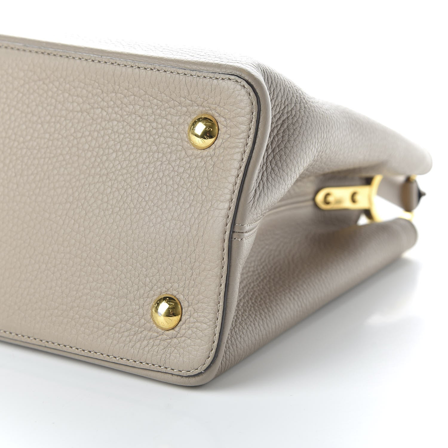 Louis Vuitton Taurillon Capucines MM Galet 7 of 9