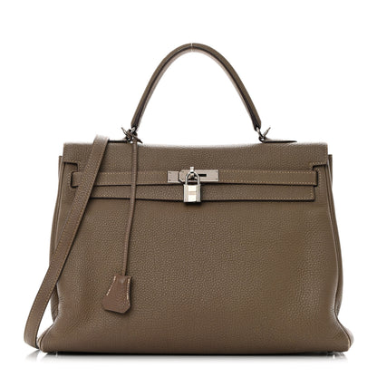 Hermes Togo Kelly Retourne 35 Etoupe 1 of 31