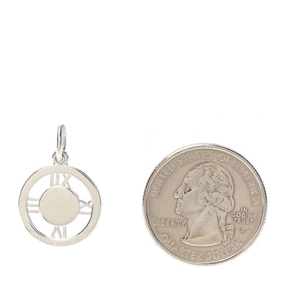 Tiffany Sterling Silver Diamond Atlas Charm 2 of 3