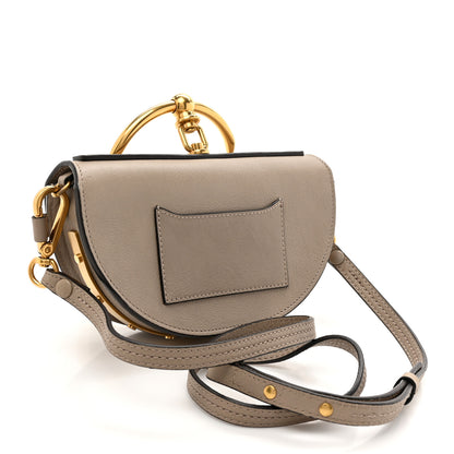 Chloe Calfskin Small Nile Bracelet Minaudiere Bag Motty Grey 3 of 13