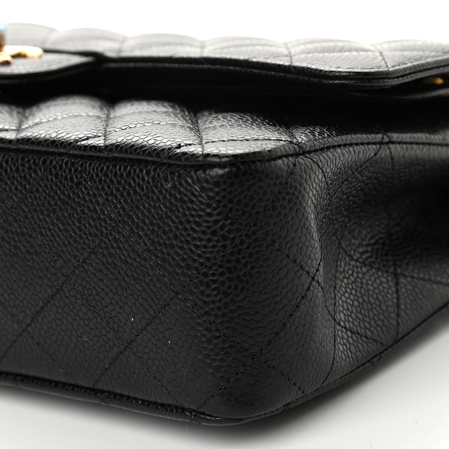 Chanel Caviar Quilted Medium Double Flap Black 9 of 9