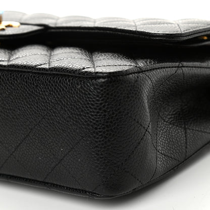 Chanel Caviar Quilted Medium Double Flap Black 9 of 9