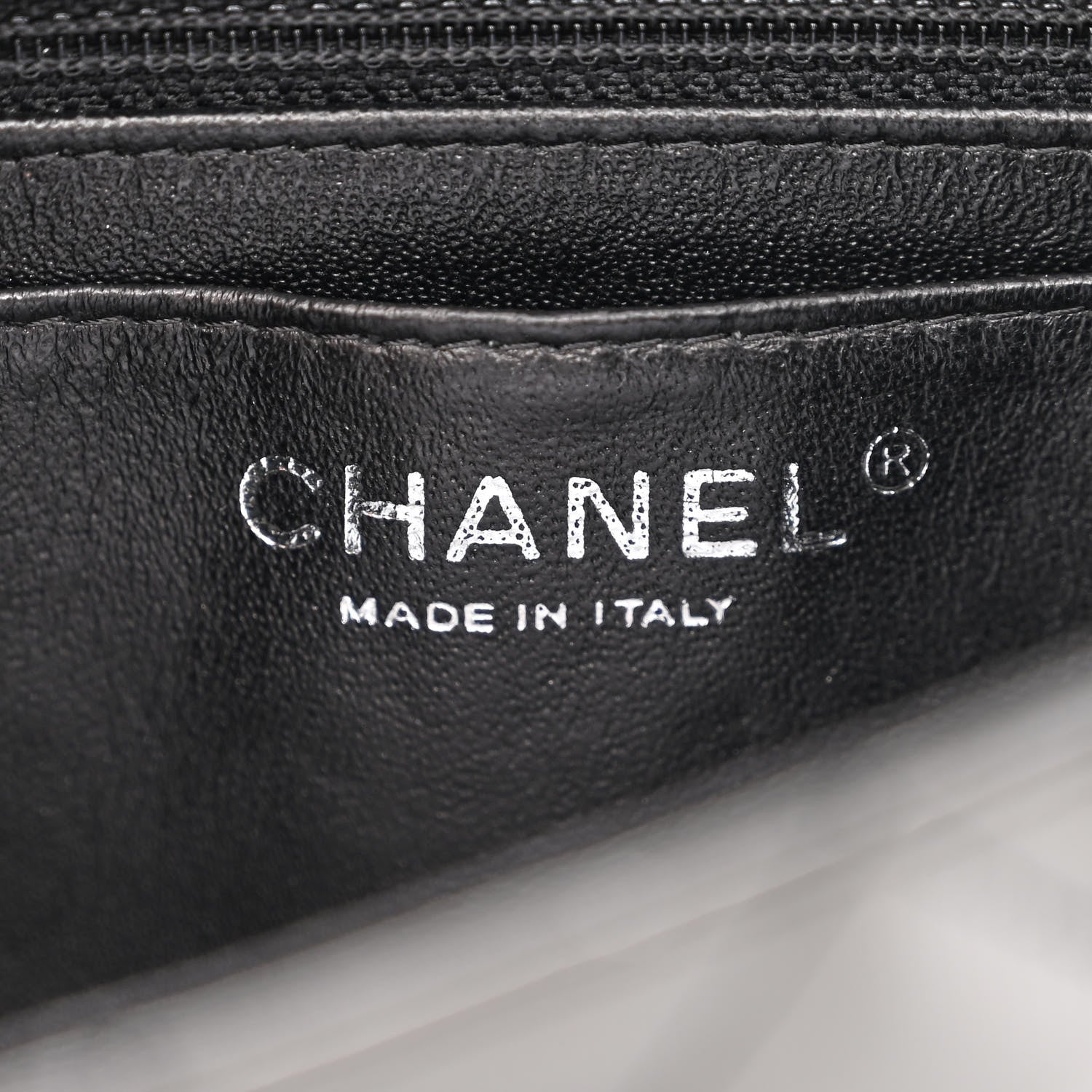 Chanel Striated Patent Quilted Mini Rectangular Flap Black 6 of 11