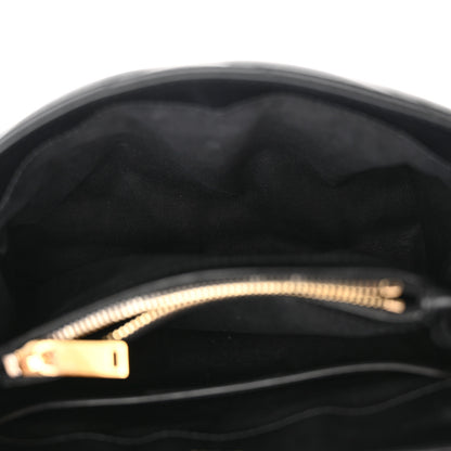 Saint Laurent Calfskin Y Quilted Monogram Small Loulou Chain Satchel Black 5 of 15